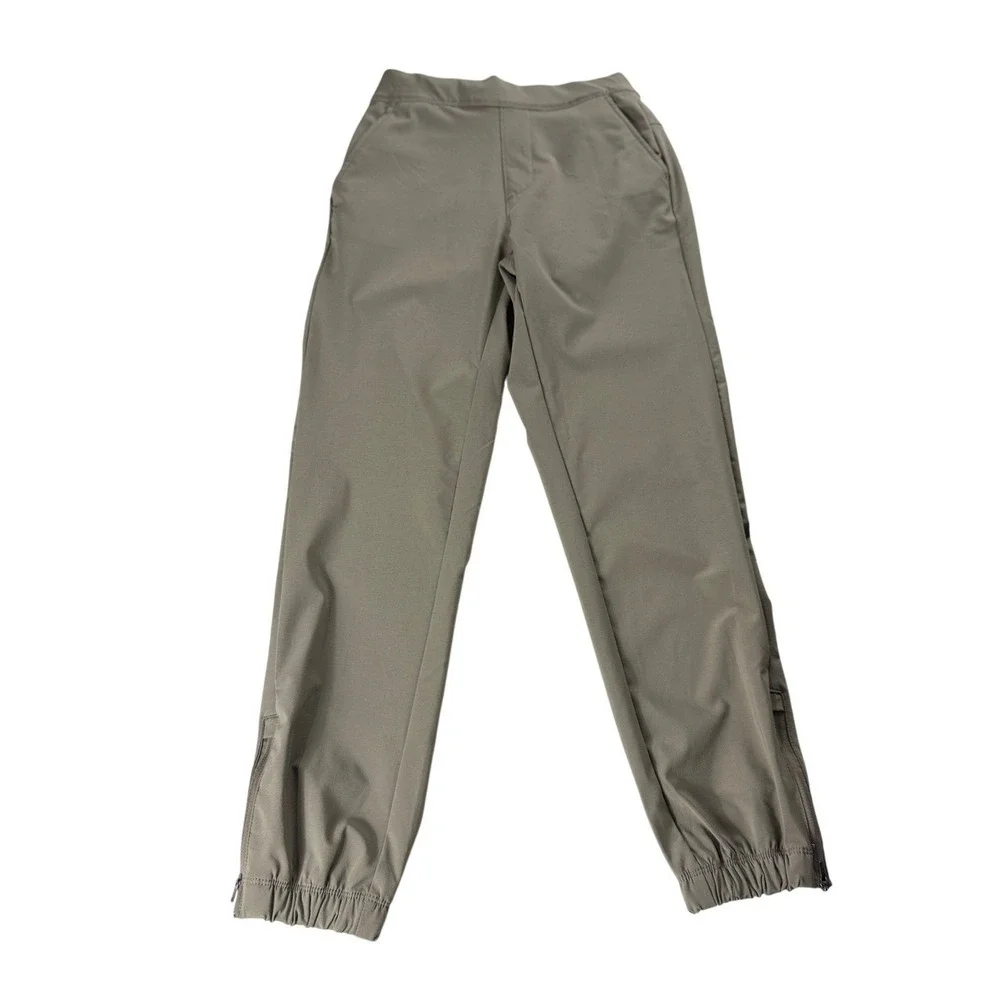 Member's Mark Travel Jogger Pants Olive Green Small 4-Way Stretch UPF 30 NWT